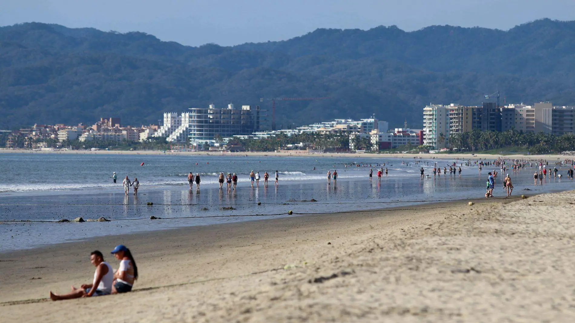 Turistas en Puerto Vallarta